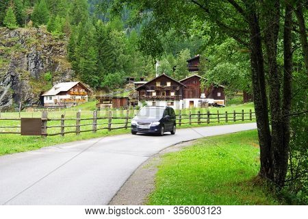 Summer landscape of Heiligenblut village in Austria, Europe