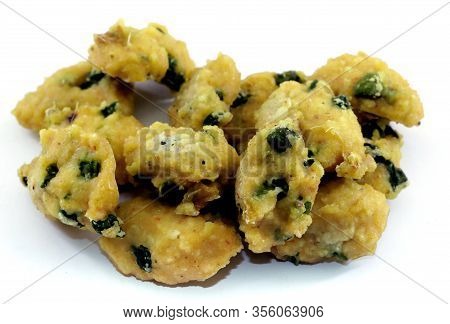 Cluster Of Home Made Tasty And Healthy Moong & Urad Dal Masala Vadi For Preparing Yummy Recipe, Indi