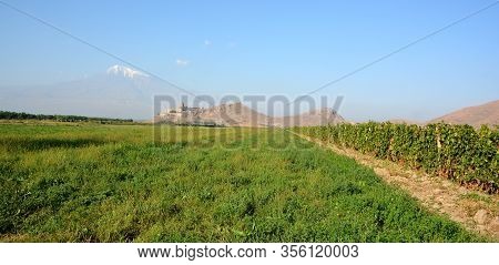 Ararat Plaine Armenia 09 15 19: Khor Virap Monastery Was Host To A Theological Seminary And Was The 