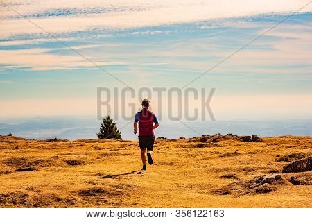 St. Radegund, Austria 12.03.2020 - View From Schockl Mountain In Graz. Tourist Spot In Graz Styria. 