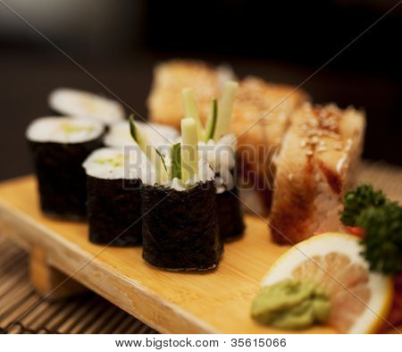 Cibo giapponese. Sushi.