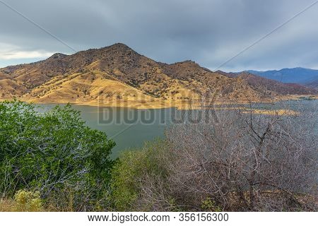 View Of The Kaweah Lake In Sierra Nevada Mountain, Recreation Area. California, Usa.