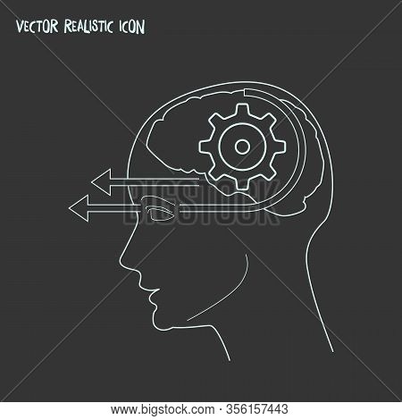 Forward Thinking Icon Line Element. Vector Illustration Of Forward Thinking Icon Line Isolated On Cl