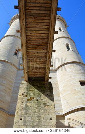 Paris France 09 23 2019: The Chateau De Vincennes Is A Massive 14th And 17th Century French Royal Fo