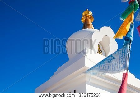 Benalmádena Stupa. Stupa Of Iluminacion In Benalmadena, Malaga, Spain.