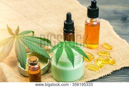 Cannabidiol Full Spectrum Cbd And Thc Cannabis Oils, Hemp Balm And Cbd Capsules