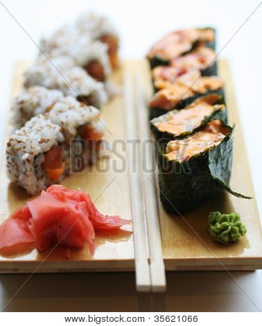  Cibo giapponese. Sushi.