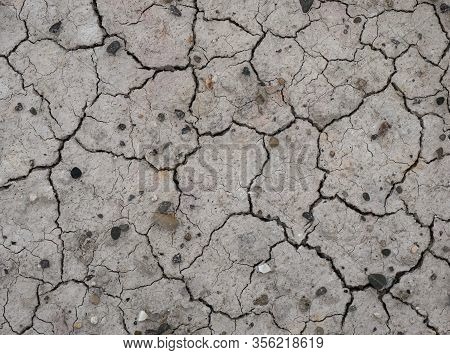 Cracked Drought Earth, Dry Land Surface, Gray Cracked Ground Surface Texture, Cracked Background