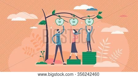 Equality Vector Illustration. Same Status Possibly Flat Tiny Persons Concept. Honest Different Socia