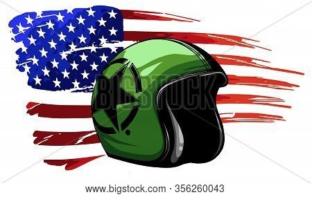 America Veteran Day, Memorial Day, Independence Day, Usa Flag Artwork
