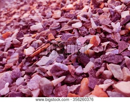 Stack Of Broken Stones.big Pile Of Broken Rocks And Boulders.pile Stack Of Huge Natural Granite Ston