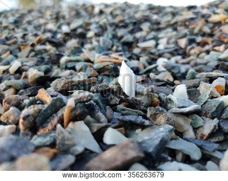 Stack Of Broken Stones.big Pile Of Broken Rocks And Boulders.pile Stack Of Huge Natural Granite Ston