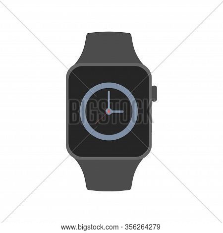 Smart Watch With Clock Icon. Vector Eps 10