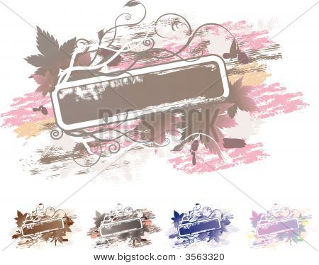 Colore Grunge autunno Frame