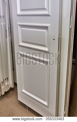 Joinery. White Doors . Wood Door Manufacturing Process. Furniture Manufacture.
