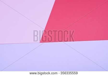 Multicolored Empty Image For Any Design Purposes, Colored Paper Violet, Rosepink, Lavender.