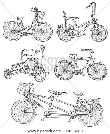Doodles cykel set