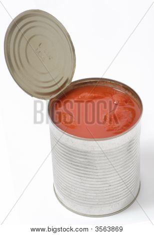 geöffnete Aluminium können