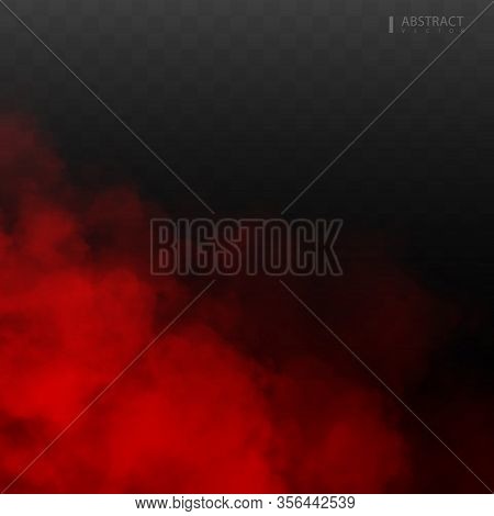 Fog Or Smoke Isolated Transparent Special Effect. White Vector Cloudiness, Mist Or Smog Background. 