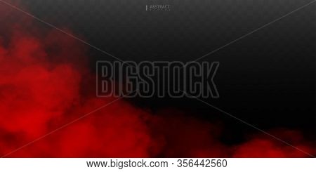 Fog Or Smoke Isolated Transparent Special Effect. White Vector Cloudiness, Mist Or Smog Background. 