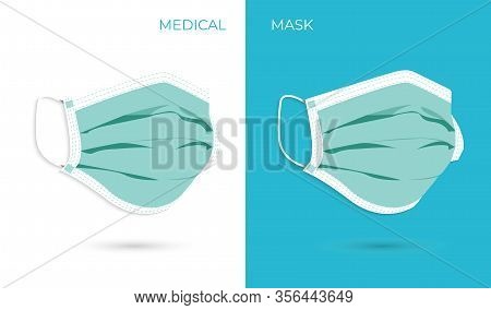 Protective Breathing Medical Respirator Mask Against The Virus. Stop Coronavirus. Coronavirus Outbre