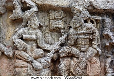 Copan Hondurast 05 05 16 : Stelae In Copan Is An Archaeological Site Of The Maya Civilization Locate