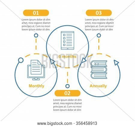 Virtual Library Subscription Vector Infographic Template. Online Education. E-library Tariff Plans. 