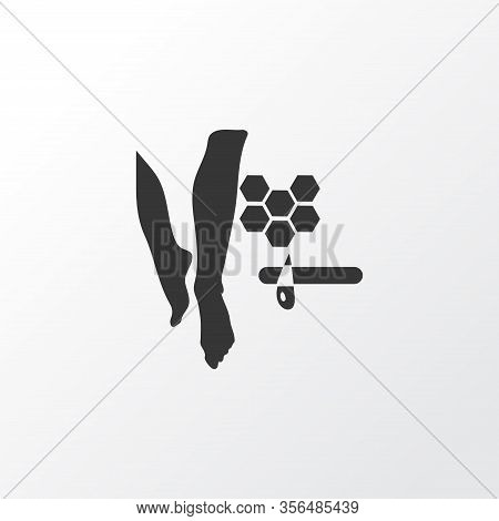Waxing Icon Symbol. Premium Quality Isolated Depilatory Element In Trendy Style.
