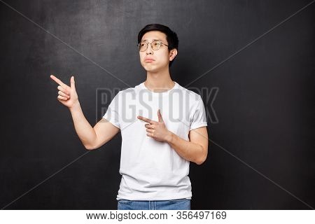 Portrait Of Distressed And Upset Gloomy Handsome Young Guy Missed Chance To Talk Beautiful Girl, Poi