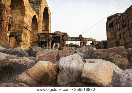 Qutub Minar Campus, World Heritage Site, Tallest Bricks Minaret Of The World, New Delhi, India