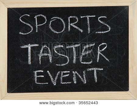 Evento sportivo assaggiatore.