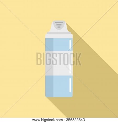 Shaving Foam Cream Icon. Flat Illustration Of Shaving Foam Cream Vector Icon For Web Design