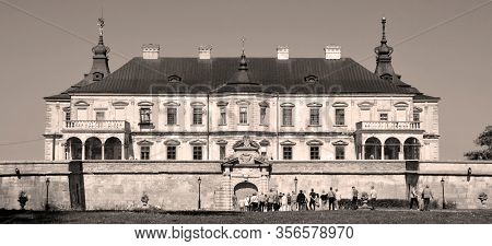 Podgoretsky Ukraine 09 14 17: Podgoretsky Castle Is A Well-preserved Renaissance Palace Surrounded B