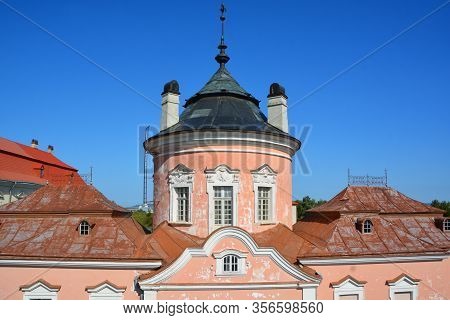Zolochiv Ukraine 09 14 17:  Zolochiv Castle Is Comprised Of The Huge Rectangular Grand Palace And Th