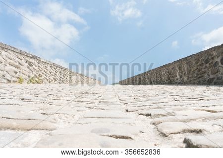 View Of The Alidosi Bridge Located In The Municipality Of Castel Del Rio And Built In The Renaissanc