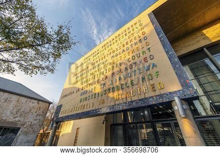 Facade Of Constitutional Court Of South Africa