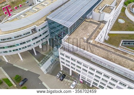 Germany/bonn Feb. 2020: Headquarter Building Of The Deutsche Telekom Ag