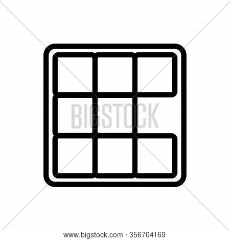 Game Dices Icon Vector. Game Dices Sign. Isolated Contour Symbol Illustration