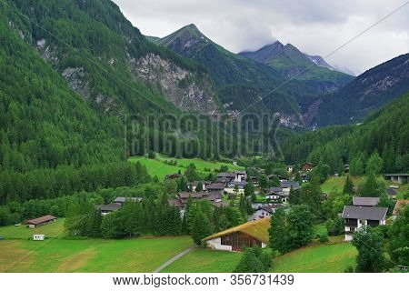 Summer landscape of Heiligenblut village in Austria, Europe
