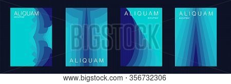 Geometric Liquid Texture. Vintage Paper Gradient Texture. Light Stylish Luxury Flyer. Business Backg