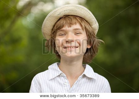 Cheerful Blonde Bo