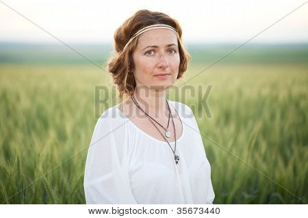 Young Woman In Traditional Dress