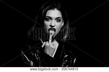 Desire Concept. Wild Energy. Impeccable Appearance. Mysterious Passionate Fashion Model. Sexy Attrac