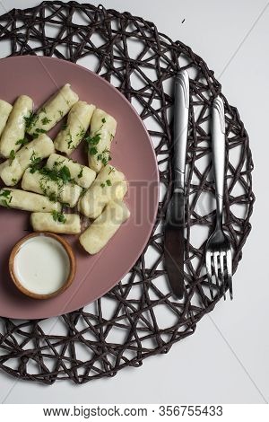 Potatoe Sticks, Homemade Traditional Ukrainian Dish Palyushky