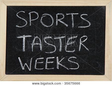 Sport assaggiatore settimane.