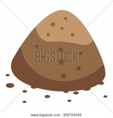 Soursop Seeds Icon. Isometric Of Soursop Seeds Vector Icon For Web Design Isolated On White Backgrou