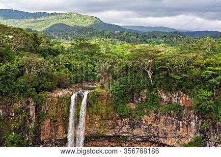 The Nice Waterfall Chamarel, Mauritius Island, Africa