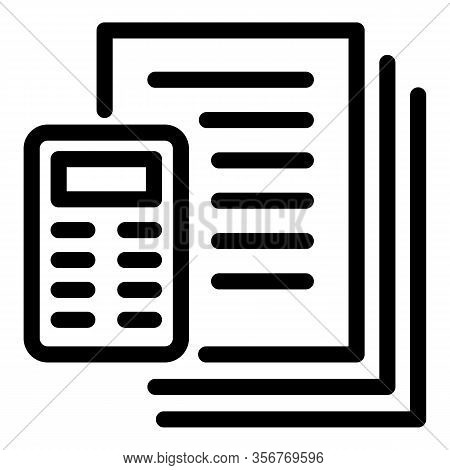 Tiler Papers Icon. Outline Tiler Papers Vector Icon For Web Design Isolated On White Background