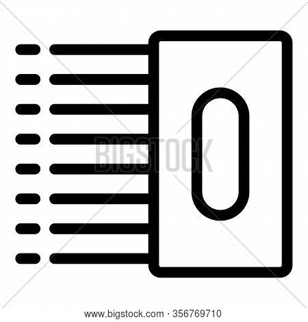 Tiler Tool Icon. Outline Tiler Tool Vector Icon For Web Design Isolated On White Background
