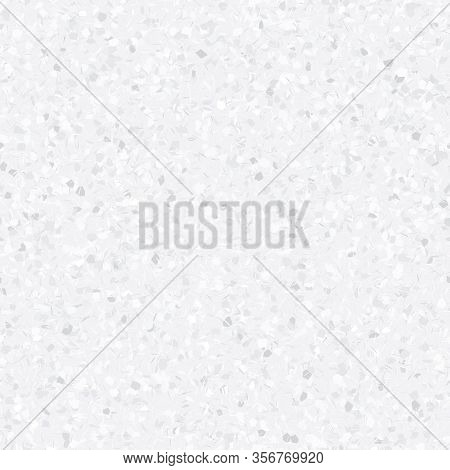 Mulberry Washi Paper Texture Background. Monochrome Natural Fibre Flecks On Organic Grey White Color